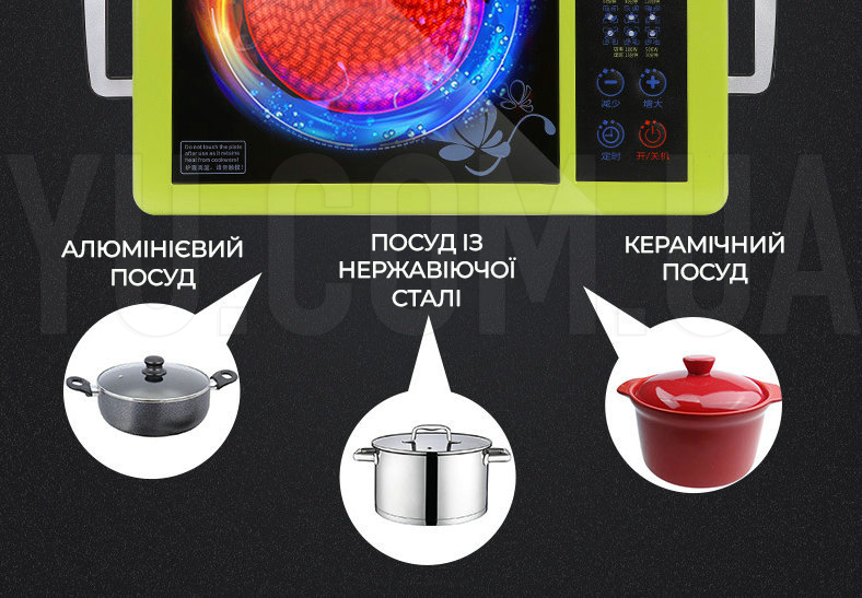 Інфрачервона настільна одноконфоркова плита RAF R8006B Інфрачервона настільна одноконфоркова плита RAF R8006B